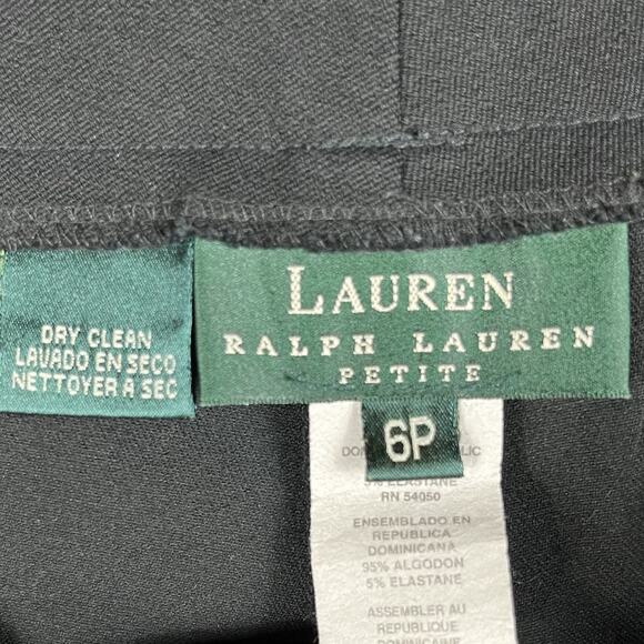 Lauren Ralph Lauren Pant Trousers Women’s 6P Black Career Classic Minimalist - Picture 6 of 11